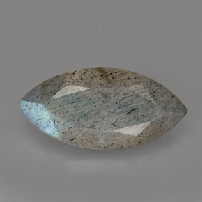 Labradorite naturale multicolore da 2,53 ct, marchesa, traslucido