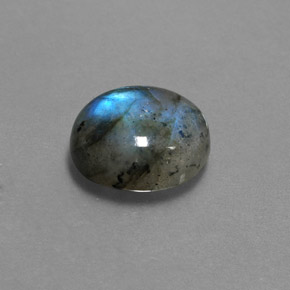 Labradorite Multicolore naturale da 4.06 ct, Taglio ovale, Traslucido