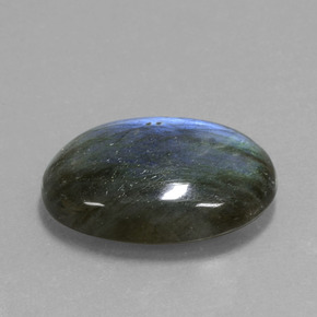 Labradorite naturale blu da 14,95 ct, taglio ovale, trasparente