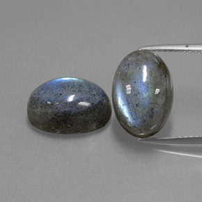 Labradorite naturale blu da  ct, taglio ovale, traslucido