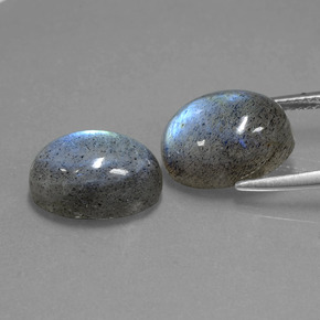 Labradorite naturale blu da  ct, taglio ovale, traslucido
