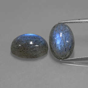 Labradorite naturale blu da  ct, taglio ovale, traslucido