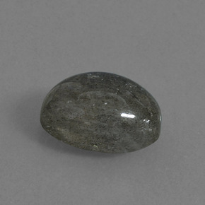 Labradorite Grigio blu scuro naturale da 5.82 ct, Taglio ovale, Traslucido