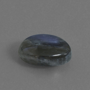 Labradorite naturale blu da 4,53 ct, taglio ovale, traslucido