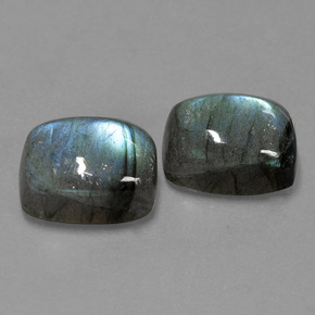 Labradorite naturale blu da  ct, taglio a cuscino, traslucido