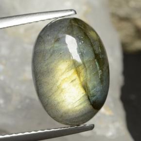 Labradorite Multicolore naturale da 8.44 ct, Taglio ovale, Traslucido