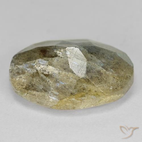 Labradorite Multicolore naturale da 11.84 ct, Ovale, Traslucido