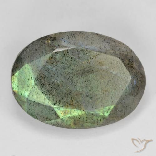 Labradorite Multicolore naturale da 11.45 ct, Ovale, Traslucido