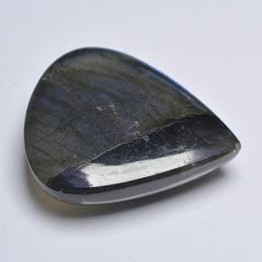 Labradorite Multicolore naturale da 37.70 ct, Forma a pera, Traslucido
