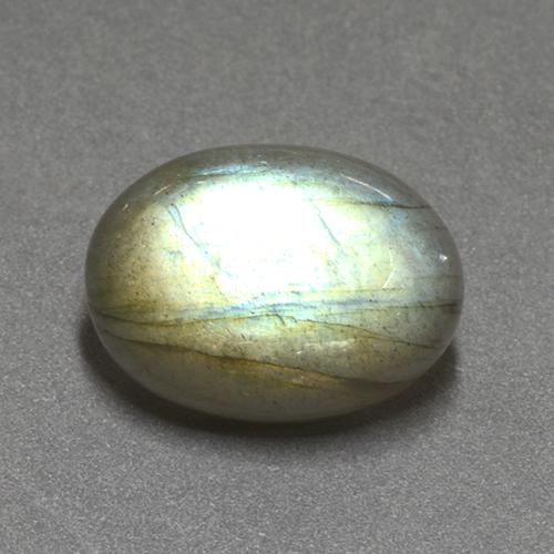 Labradorite Multicolore naturale da 10.83 ct, Taglio ovale, Traslucido