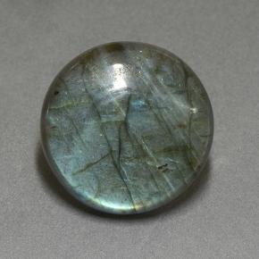 Labradorite Multicolore naturale da 29.07 ct, Taglio rotondo, Traslucido