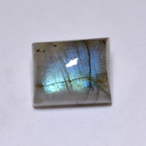 Labradorite Multicolore naturale da 4.76 ct, Taglio a baguette, Traslucido