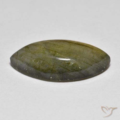 Labradorite Multicolore naturale da 10.67 ct, Taglio marquise, Traslucido