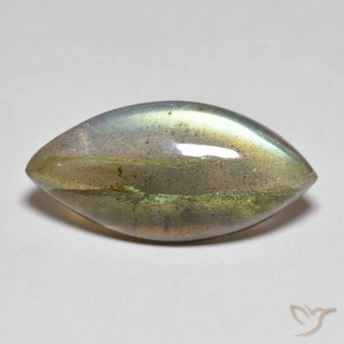 Labradorite Multicolore naturale da 9.96 ct, Taglio marquise, Traslucido