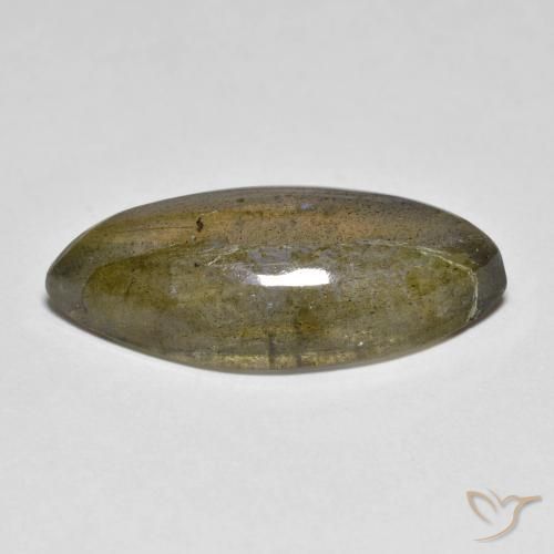 Labradorite Multicolore naturale da 9.96 ct, Taglio marquise, Traslucido