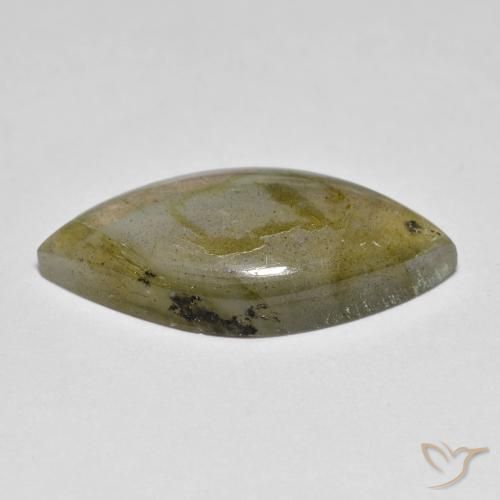 Labradorite Multicolore naturale da 8.22 ct, Taglio marquise, Traslucido