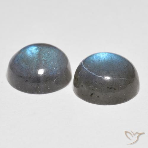 Gemme di Labradorite Multicolore naturale da 4.37 ct, Rotondo, Traslucido
