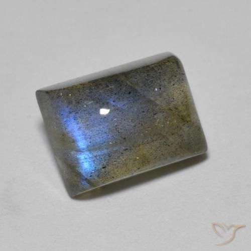 Labradorite Multicolore naturale da 2.71 ct, Taglio a baguette, Trasparente