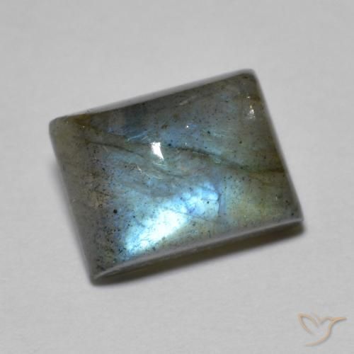 Labradorite Multicolore naturale da 2.46 ct, Taglio a baguette, Traslucido