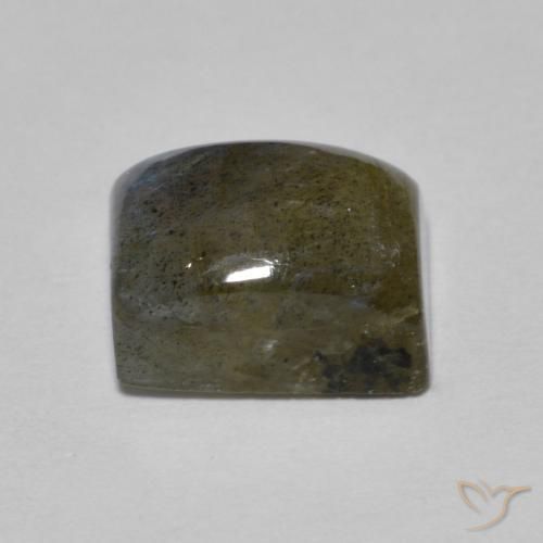 Labradorite Multicolore naturale da 3.18 ct, Taglio a baguette, Traslucido