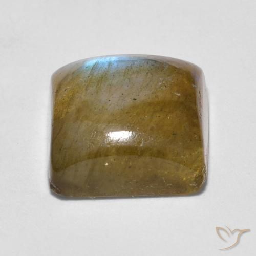 Labradorite Multicolore naturale da 2.56 ct, Quadrato, Traslucido