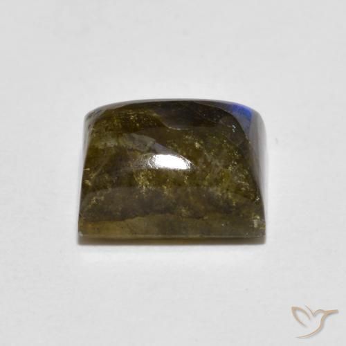 Labradorite Multicolore naturale da 2.29 ct, Taglio a baguette, Traslucido