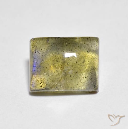 Labradorite Multicolore naturale da 2.18 ct, Taglio a baguette, Trasparente