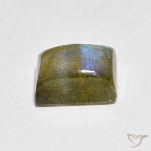 Labradorite Multicolore naturale da 2.18 ct, Taglio a baguette, Trasparente