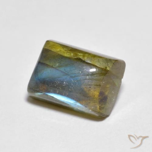 Labradorite Multicolore naturale da 2.25 ct, Taglio a baguette, Trasparente