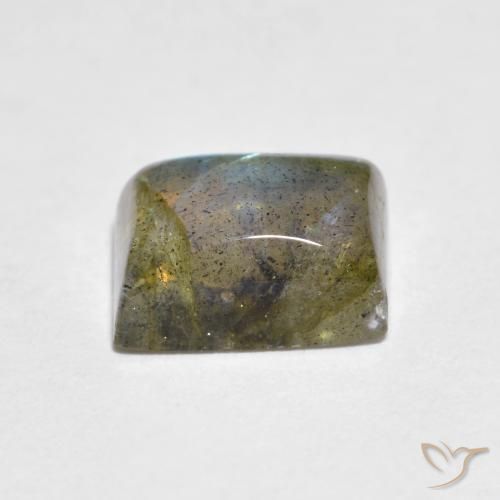 Labradorite Multicolore naturale da 1.95 ct, Taglio a baguette, Trasparente