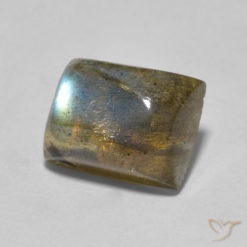 Labradorite Multicolore naturale da 2.53 ct, Taglio a baguette, Trasparente