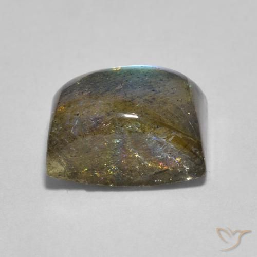 Labradorite Multicolore naturale da 2.53 ct, Taglio a baguette, Trasparente