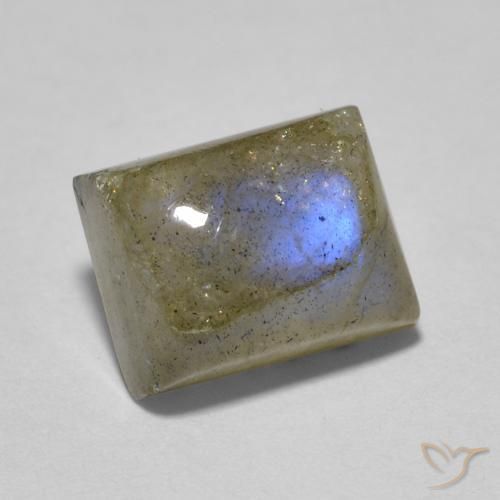 Labradorite Multicolore naturale da 2.46 ct, Taglio a baguette, Traslucido