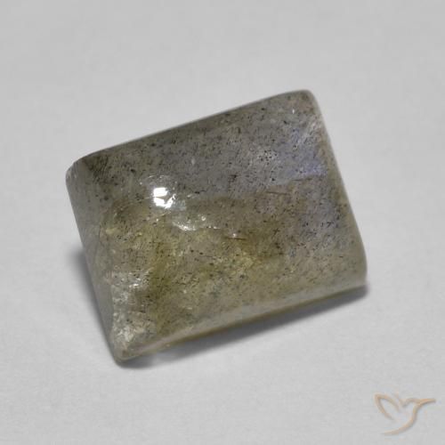 Labradorite Multicolore naturale da 2.15 ct, Taglio a baguette, Traslucido