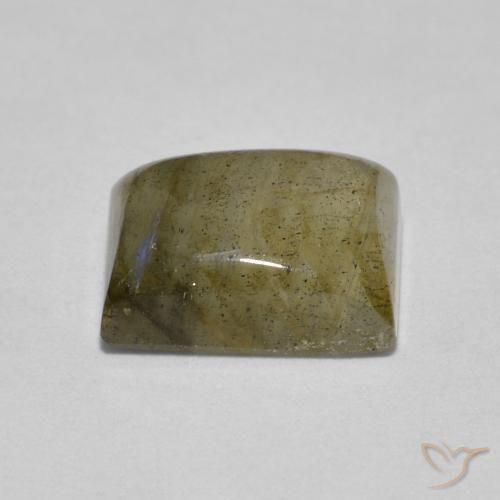 Labradorite Multicolore naturale da 1.89 ct, Taglio a baguette, Traslucido