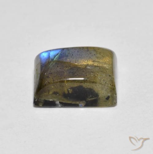 Labradorite Multicolore naturale da 2.21 ct, Taglio a baguette, Trasparente