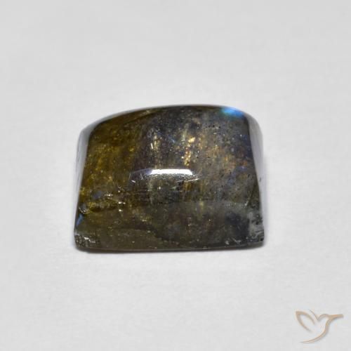 Labradorite Multicolore naturale da 2.42 ct, Taglio a baguette, Traslucido