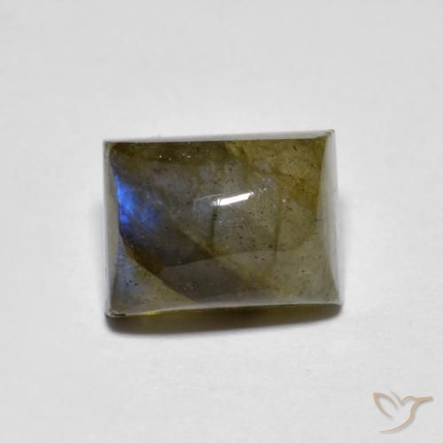 Labradorite Multicolore naturale da 2.69 ct, Taglio a baguette, Traslucido