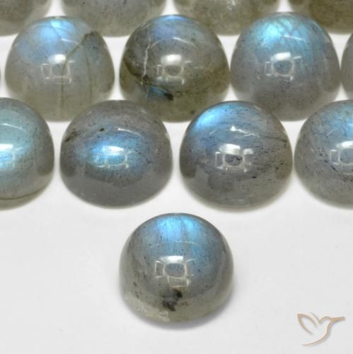 Labradorite Multicolore naturale da 2.47 ct, Rotondo, Traslucido