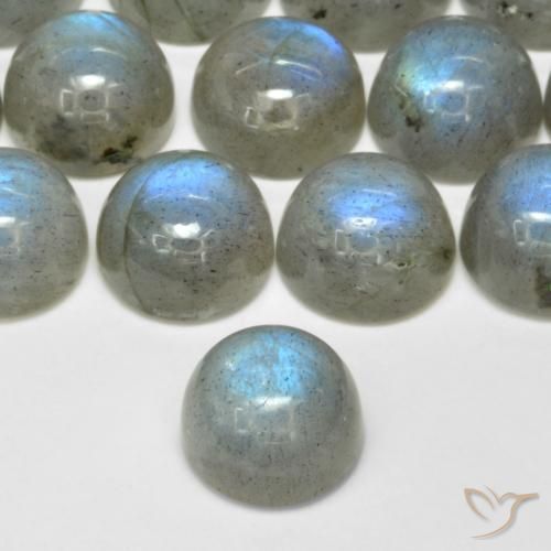 Labradorite Multicolore naturale da 2.51 ct, Rotondo, Traslucido