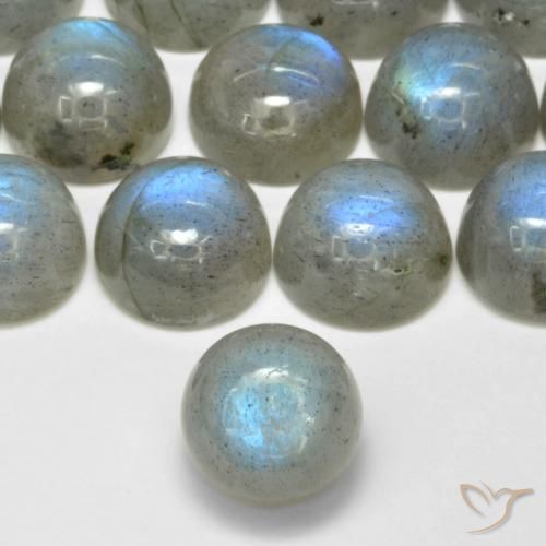 Labradorite Multicolore naturale da 2.51 ct, Rotondo, Traslucido