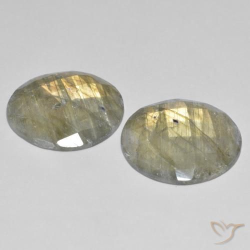 Gemme di Labradorite Multicolore naturale da 23.17 ct, Rotondo, Opaco