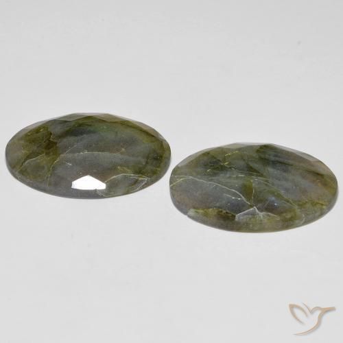 Gemme di Labradorite Multicolore naturale da 32.72 ct, Ovale, Traslucido