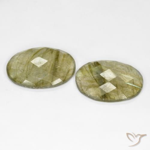 Gemme di Labradorite Multicolore naturale da 16.61 ct, Ovale, Traslucido
