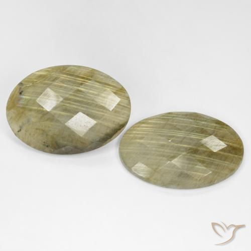 Gemme di Labradorite Multicolore naturale da 30.12 ct, Ovale, Traslucido