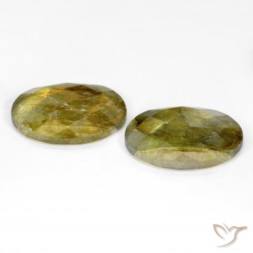 Gemme di Labradorite Multicolore naturale da 15.66 ct, Ovale, Traslucido
