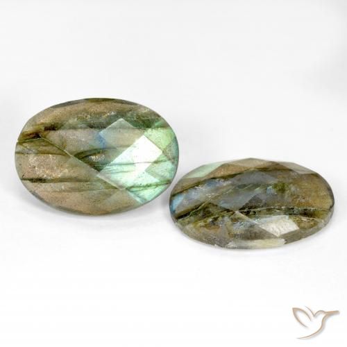 Gemme di Labradorite Multicolore naturale da 15.88 ct, Ovale, Traslucido