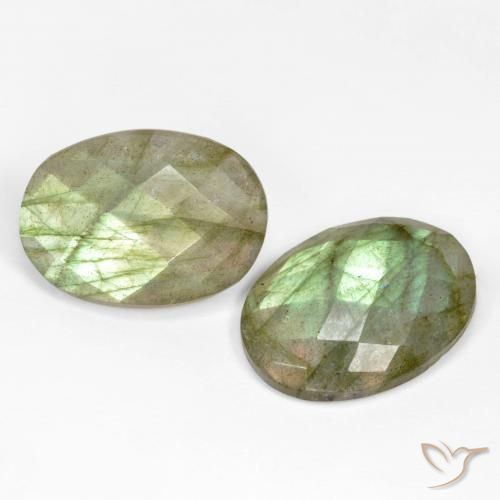 Gemme di Labradorite Multicolore naturale da 20.95 ct, Ovale, Traslucido