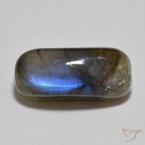 Labradorite Multicolore naturale da 10.31 ct, Cuscino, Traslucido