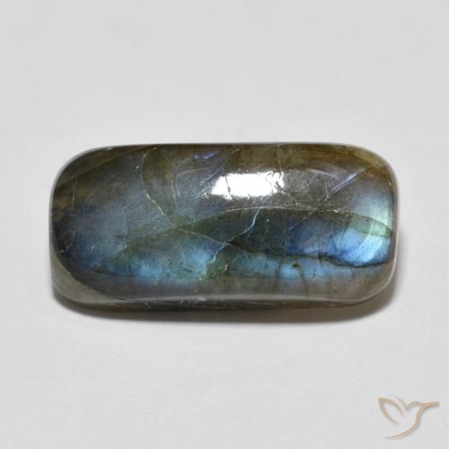Labradorite Multicolore naturale da 7.16 ct, Cuscino, Traslucido